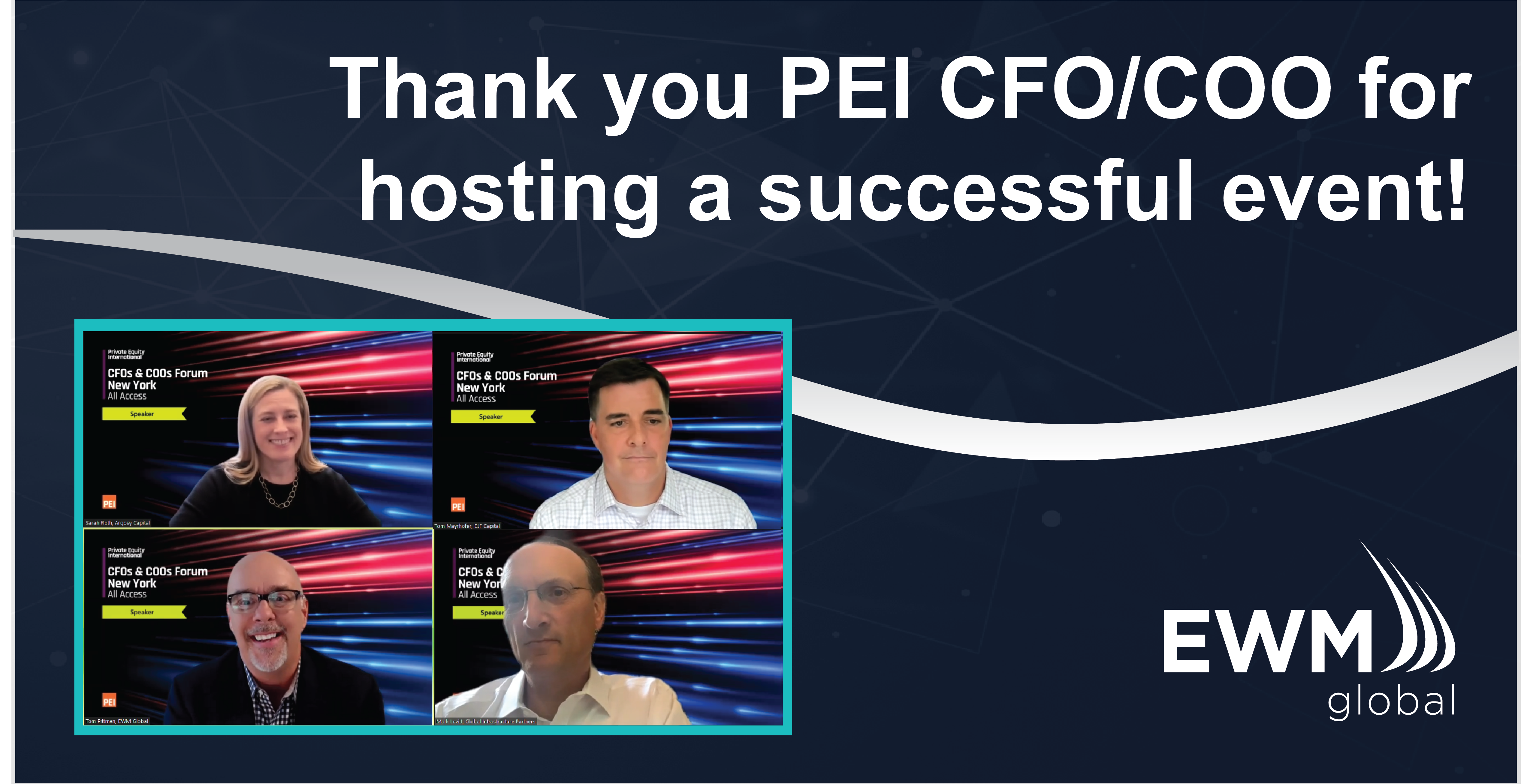 PEI CFOs & COOs Forum New York