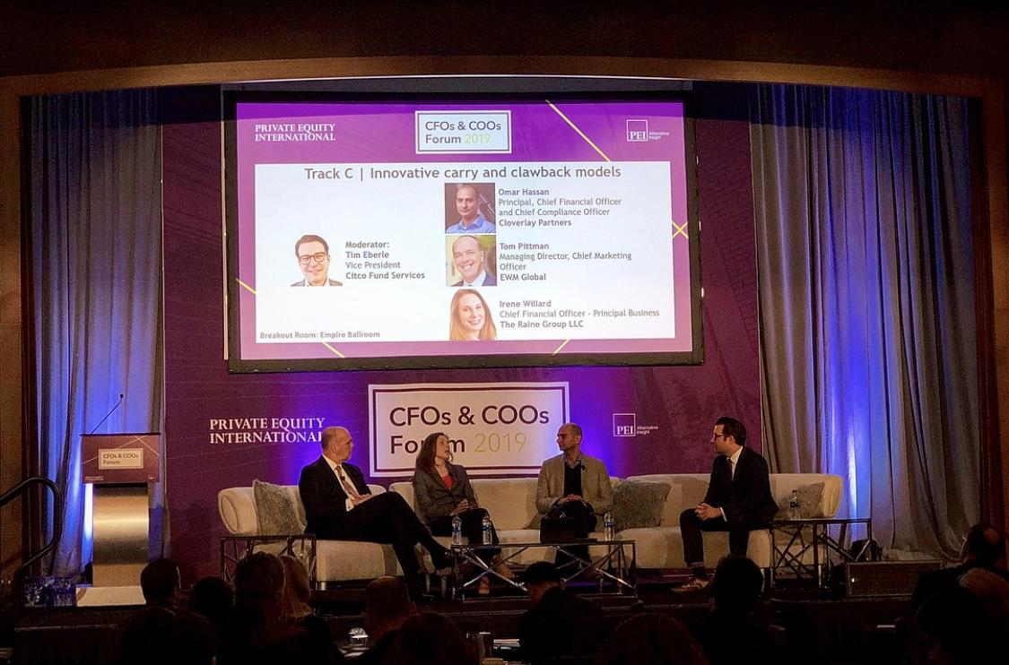 EWM Global shares insights on Carry & Waterfall at the 2019 PEI CFO COO Forum in NYC