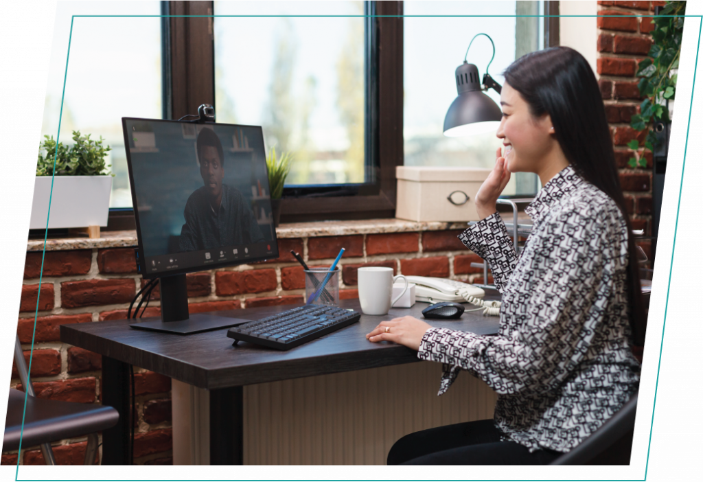 Client on call with manager about account