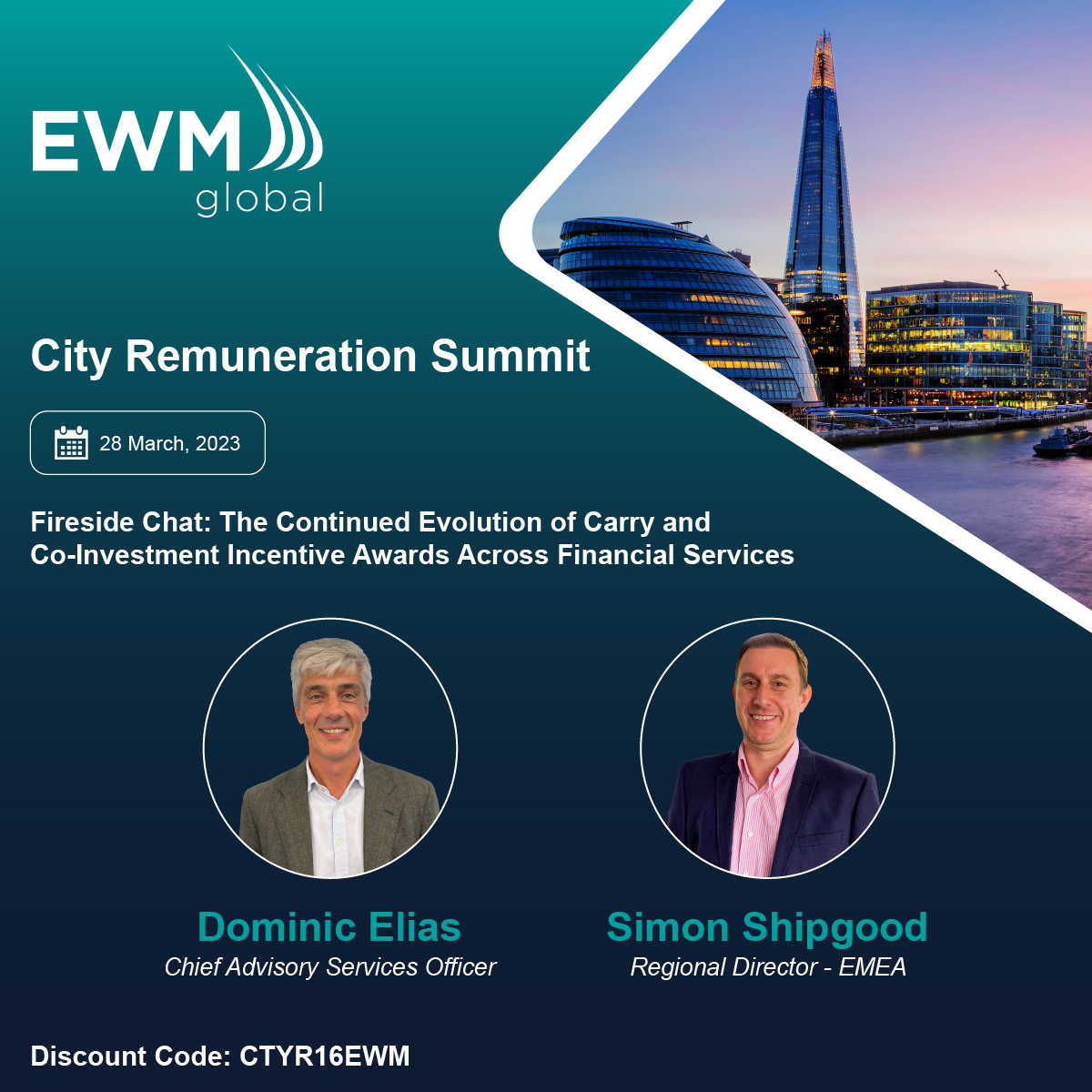 EWM Global to Sponsor the City Remuneration Summit 2023